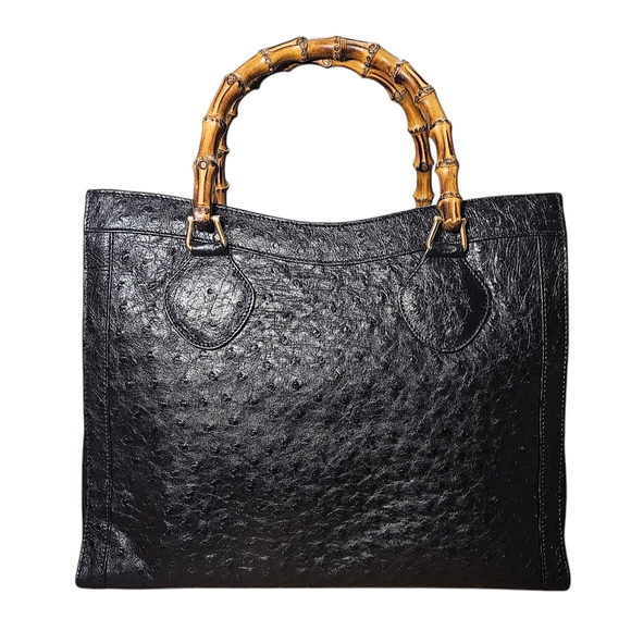 GUCCI OSTRICH DIANA BAG - Picture 1 of 16
